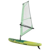 Opblaasbaar SUP Board met Zeil POSEIDON 330 x 76 x 15 cm Groen 7
