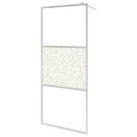 Inloopdouchewand met stenenmotief 100x195 cm ESG-glas 2
