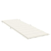 Ligbedkussen 186x58x4 cm stof gem&ecirc;leerd cr&egrave;mekleurig 4