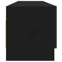 Kledingkast 70x32,5x35 cm bewerkt hout zwart 5