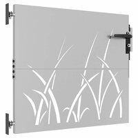 Poort 85x75 cm grasontwerp cortenstaal 4