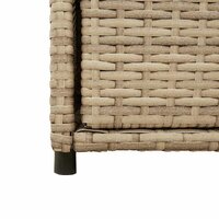 Tuinkast 105x55x113 cm poly rattan beige 11