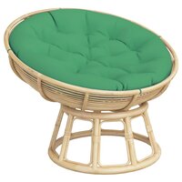 Zitkussen rond &Oslash; 100x11 cm oxford stof groen 3