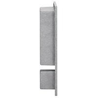 Douchenis met 2 vakken 41x51x10 cm matgrijs 3