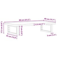 Badkamer wandschap staal en massief beukenhout 11