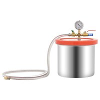 Vacu&amp;uuml;mkamer met 1-traps vacuumpomp 7,4 L 7