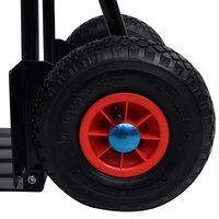 Steekwagen telescopisch 200 kg zwart en rood 5