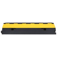 Kabelbeschermer drempel met 2 tunnels 100 cm rubber 3