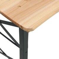 Biertafel inklapbaar 170x50x75/105 cm massief vurenhout 5