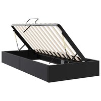 Opslag bed met opslag Zwart 100 x 190 cm Kunstleer 6