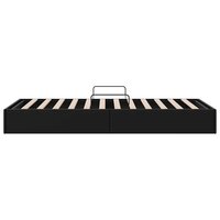 Opslag bed met opslag Zwart 100 x 190 cm Kunstleer 8