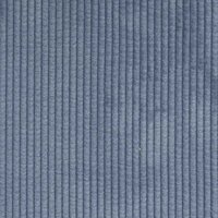 Loveseat bank 109 cm corduroy stof blauw 7