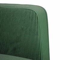 Loveseat bank 109 cm corduroy stof donkergroen 6