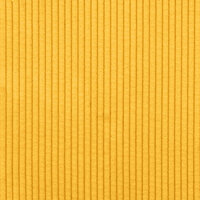 Loveseat bank 109 cm corduroy stof lichtgeel 7