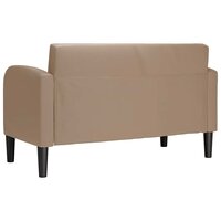 Loveseat bank cappuccino 110 cm kunstleer 5