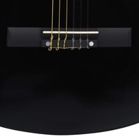 Gitaar klassiek beginner met tas 4/4 39&amp;quot; zwart 7