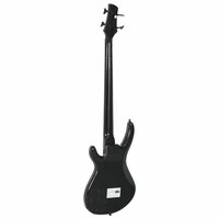 Basgitaar voor beginners elektrisch met tas 4/4 46&amp;quot; zwart 5