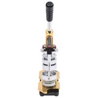Buttonmachine met cirkelsnijder draaipunch 58 mm 3