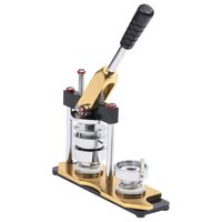Buttonmachine draaipunch met 500 st buttononderdelen 25 mm 3