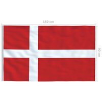 Vlag Denemarken 90x150 cm 5