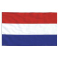 Vlag met vlaggenmast Nederland 5,5 m aluminium 4
