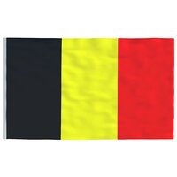 Vlag met vlaggenmast Belgi&amp;euml; 5,5 m aluminium 4