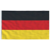 Vlag met vlaggenmast Duitsland 5,5 m aluminium 4