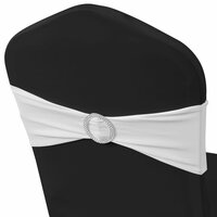 Decoratief stoellint met een diamant 25 stuks (wit) 5