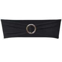 Decoratief stoellint met een diamant 25 stuks (zwart) 2