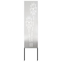 Privacyscherm Fretwerk Zilver 32 x 140 cm Roestvrij staal 2
