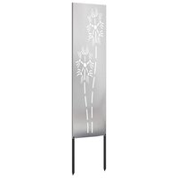 Privacyscherm Fretwerk Zilver 32 x 140 cm Roestvrij staal 4
