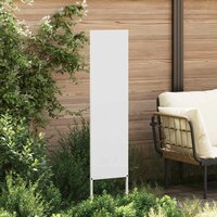 Privacyscherm Fretwerk Wit 32 x 140 cm Koudgewalst staal 3