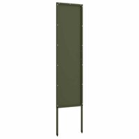 Privacyscherm Olijfgroen 32 x 140 cm Koudgewalst staal 5