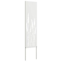 Privacyscherm Fretwerk Wit 32 x 140 cm Koudgewalst staal 4