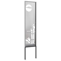 Privacyscherm Fretwerk Zilver 32 x 140 cm Roestvrij staal 5