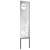 Privacyscherm Zilver 32 x 140 cm Gegalvaniseerd staal 5