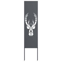 Privacyscherm Antraciet 32 x 140 cm Koudgewalst staal 2