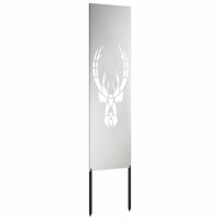 Privacyscherm Zilver 32 x 140 cm Gegalvaniseerd staal 4