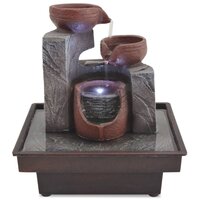 Kamerfontein met LED-verlichting polyresin 2