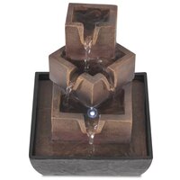 Kamerfontein met LED-verlichting polyresin 3