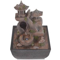 Kamerfontein met LED-verlichting polyresin 4
