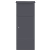 Pakketbrievenbus met slot Antraciet 44,5 x 29 x 110,5 cm Staal 5