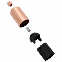 Lampfitting 2 stuks ros&amp;eacute;goud E27 7