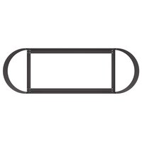 Verhoogd Tuinbed Zwart 120 x 40 x 40 cm Staal 5