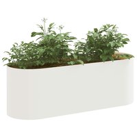 Verhoogd Tuinbed Wit 120 x 40 x 40 cm 3