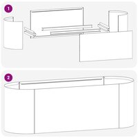 Verhoogd Tuinbed Wit 120 x 40 x 40 cm 7