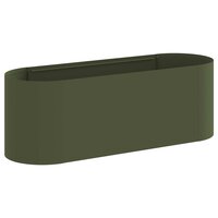 Verhoogd Tuinbed Olijfgroen 120 x 40 x 40 cm 2