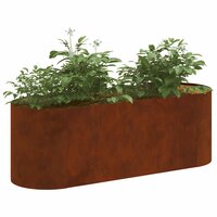 Verhoogd Tuinbed weervast staal 120 x 40 x 40 cm 3