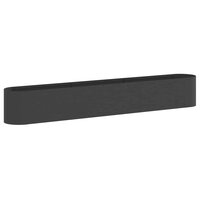 Verhoogd Tuinbed Zwart 280 x 40 x 40 cm 2