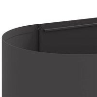 Verhoogd Tuinbed Zwart 280 x 40 x 40 cm 6